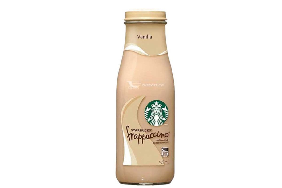 Starbucks frappuccino Vanilla (405ml) (290 Cal)