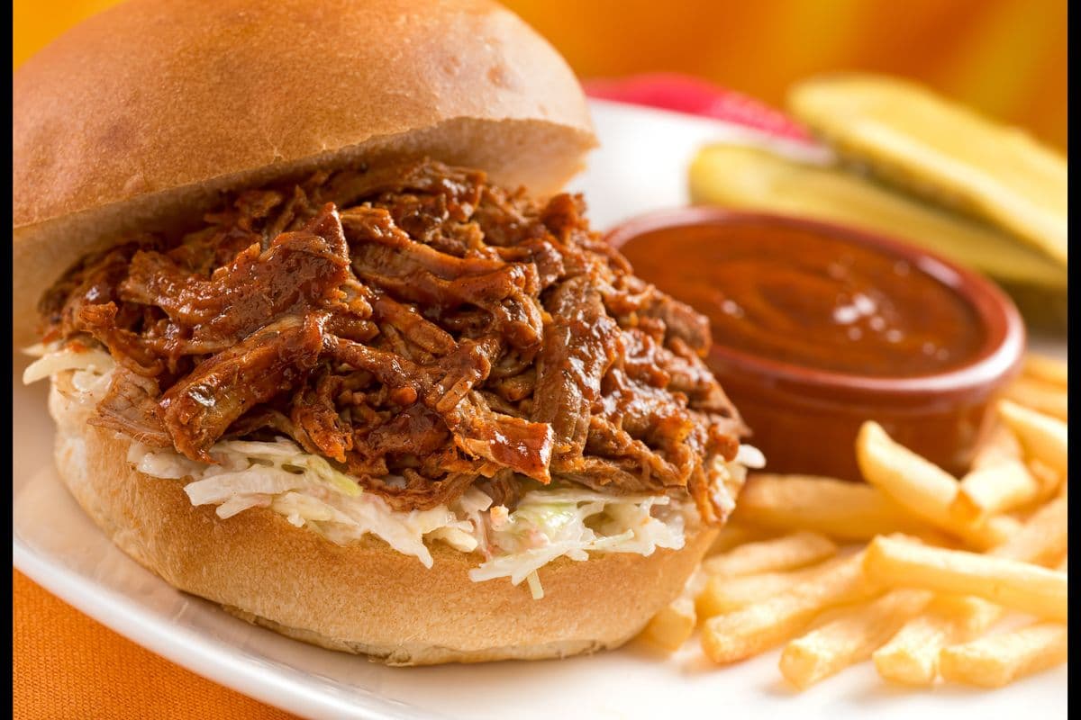 Pulled Pork On A Bun