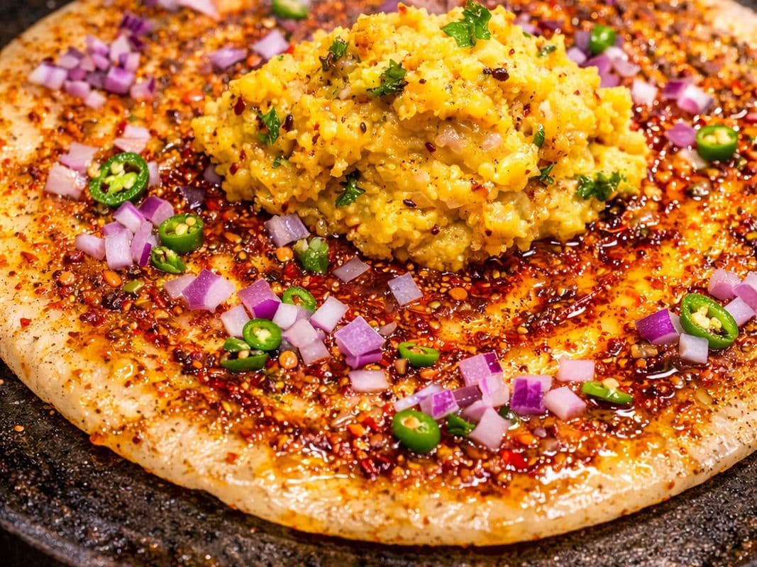 🌶🌶Spicy Kara Crunch Masala Dosa