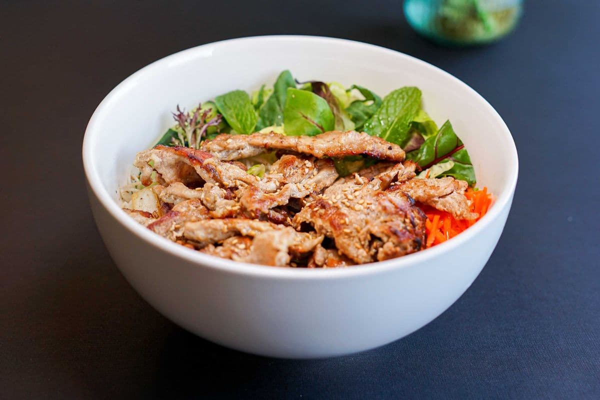 Char-Grilled Pork Noodle Bowl