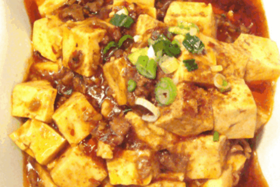 Braised Bean Curd with Spinach