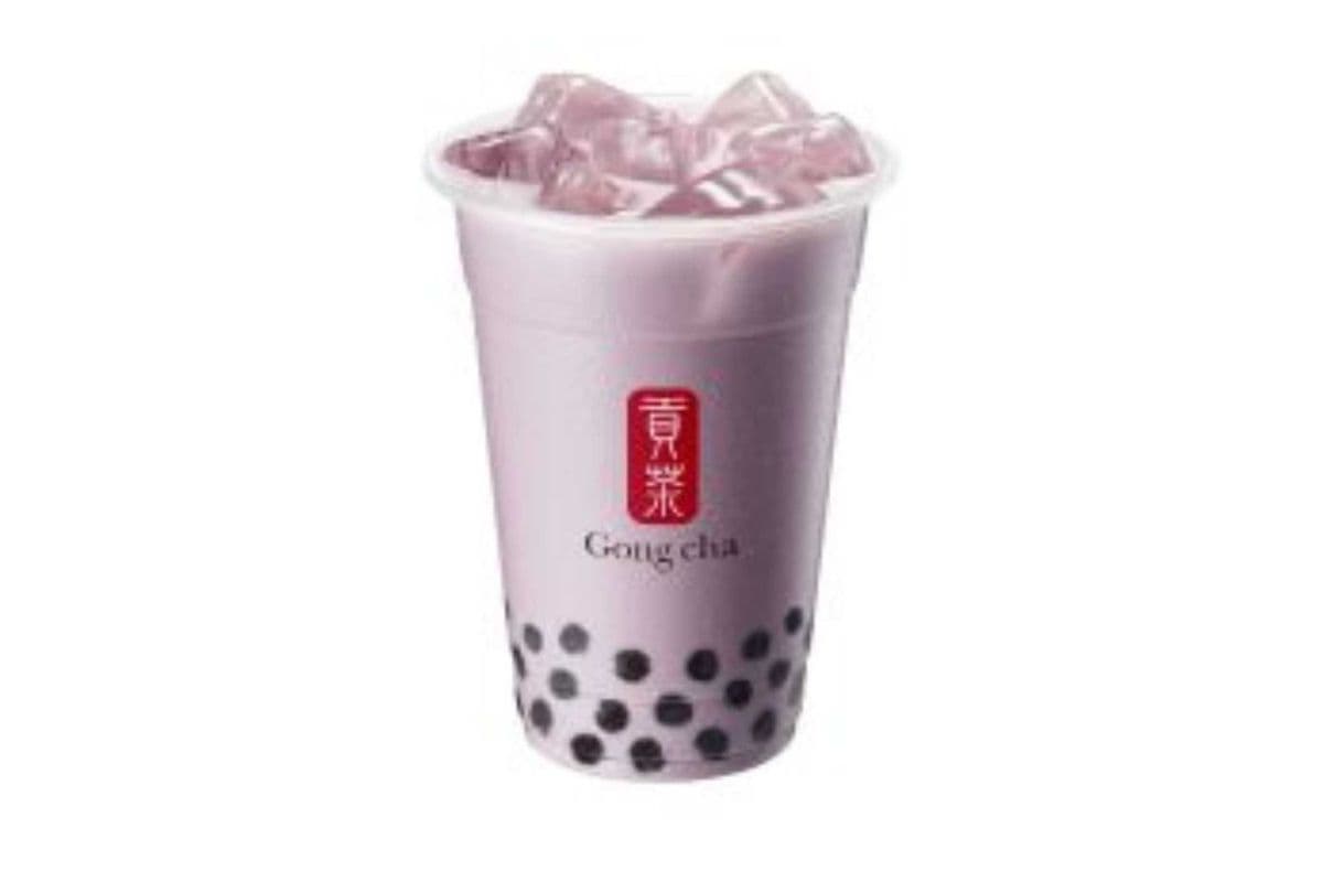 Taro Milk Tea with Pearls