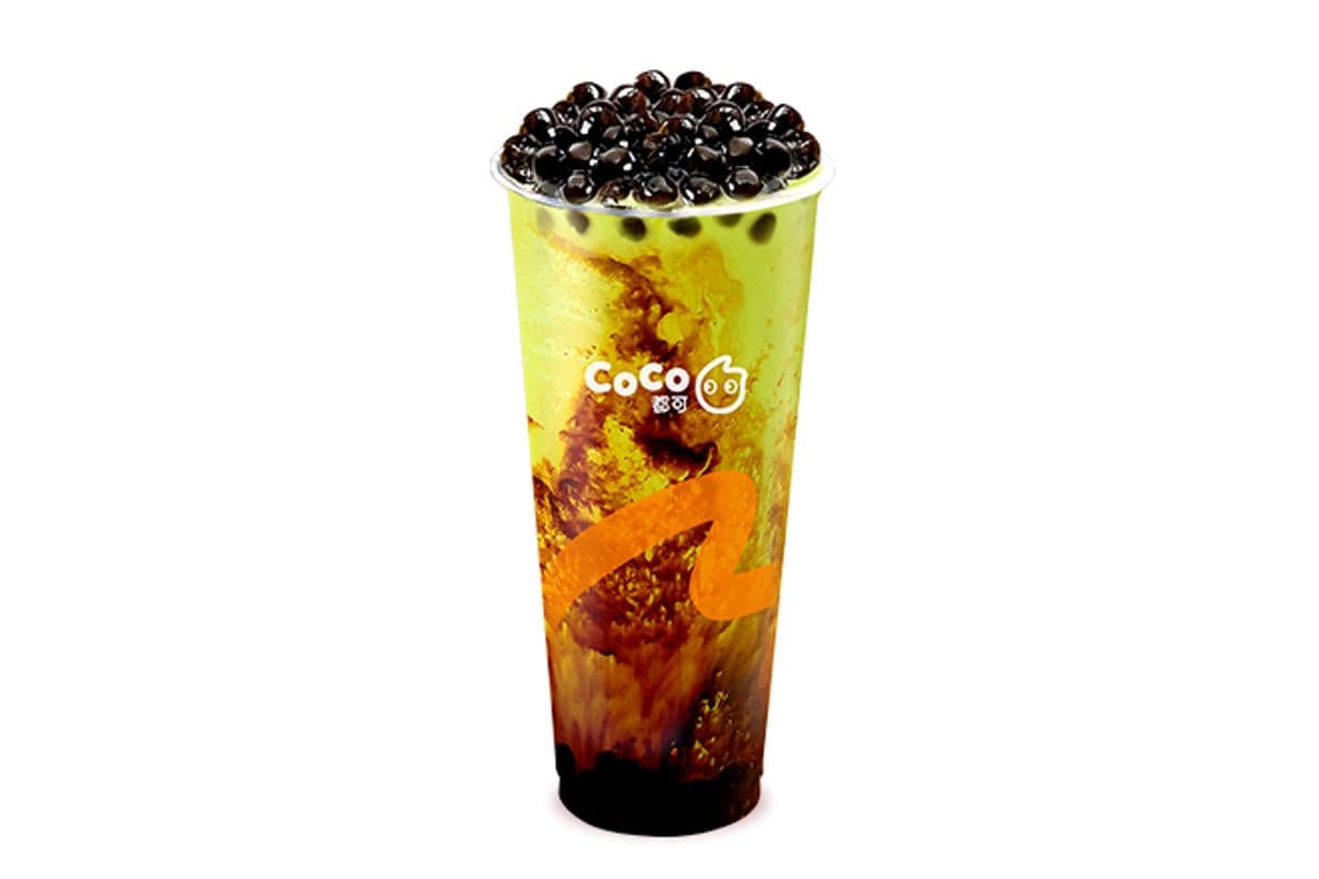 Brown Sugar Pearl Matcha Milk Tea