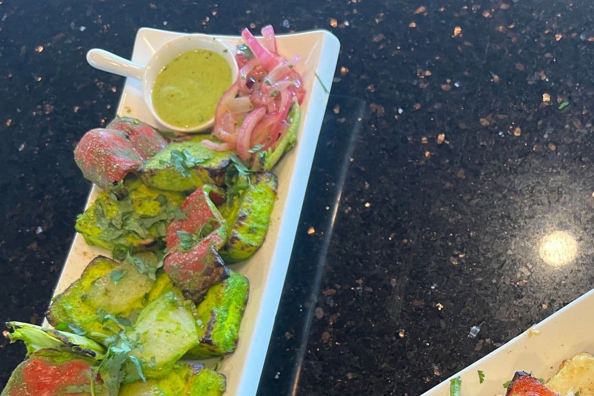 Hariyali paneer tikka (8 pcs )