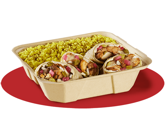 Chicken Shawarma Saj Box