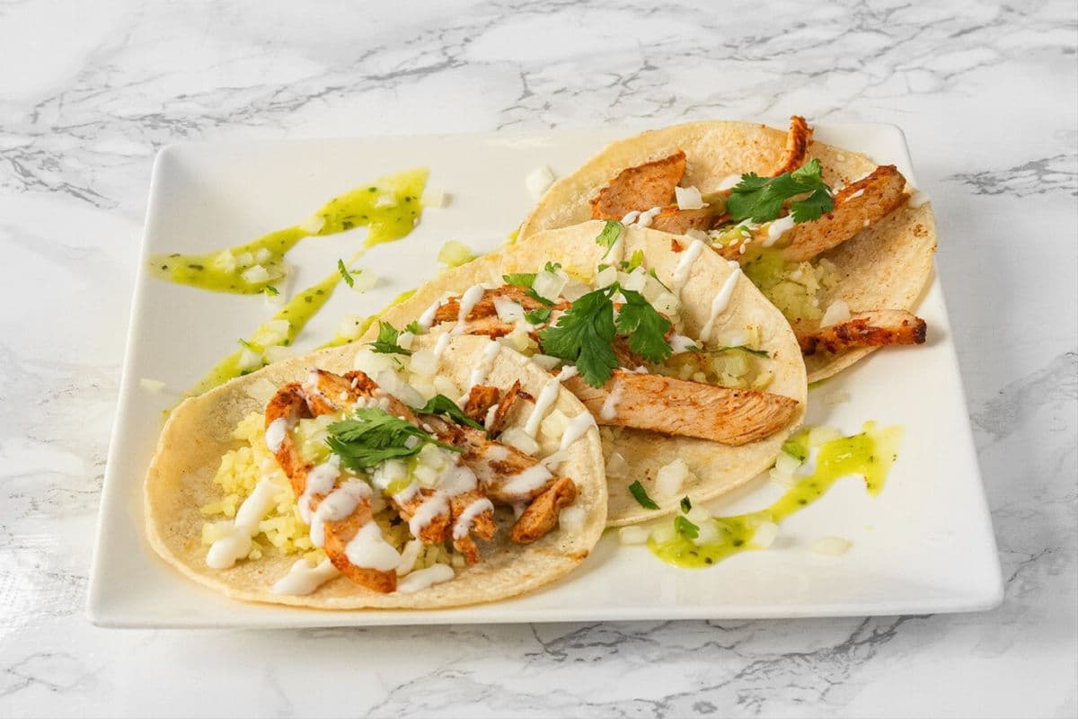 Chicken-Pipian Tacos (3 pcs)