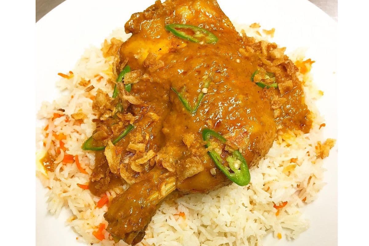 Bangladeshi Chicken Roast and polau