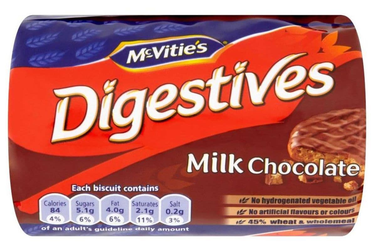 McVities Milk Chocolate Digestives (266g )