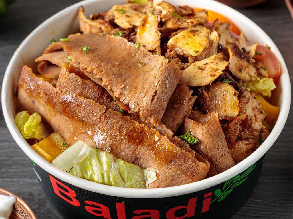 Donair + Chicken Salad Bowl