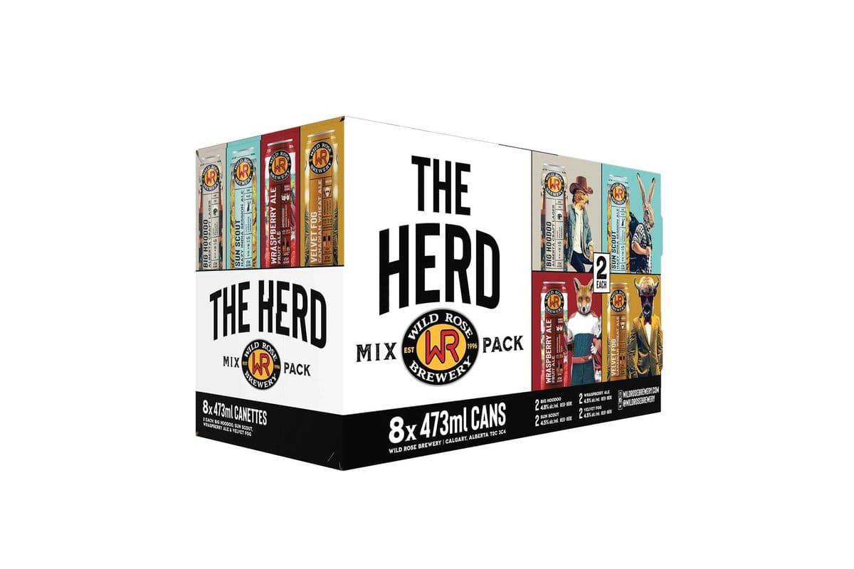 Wild Rose The Herd Mixer (8 x 473 ml Cans)