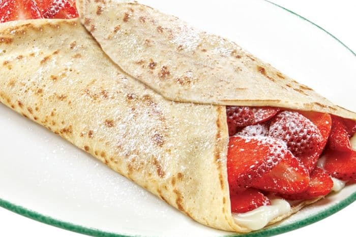 Crêpe Fraises savoureuses