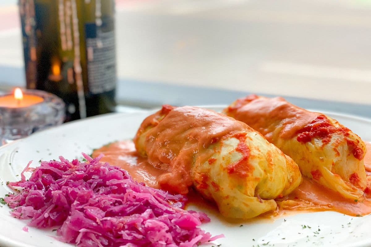 German Meat Cabbage Roll