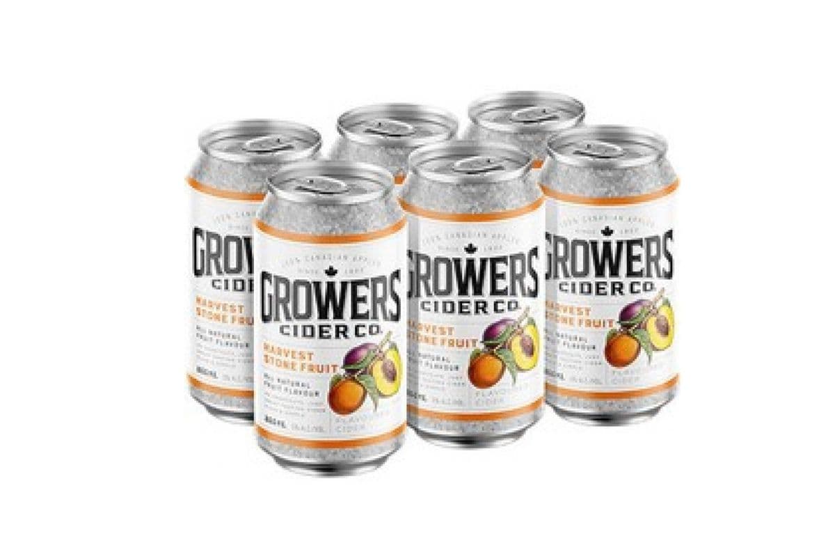GROWERS STONE FRUIT 6 CANS (355 ML) (1 x 355 ML)
