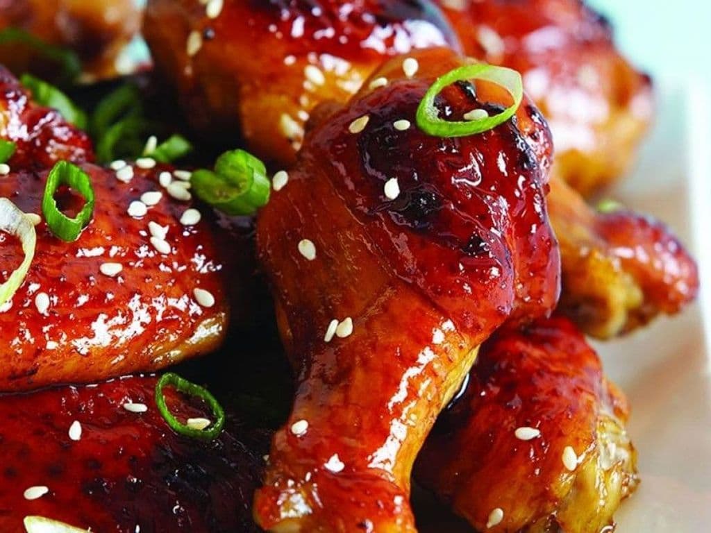 Entrée Ailes de Poulet Miel & Ail / Honey & Garlic Chicken Wings