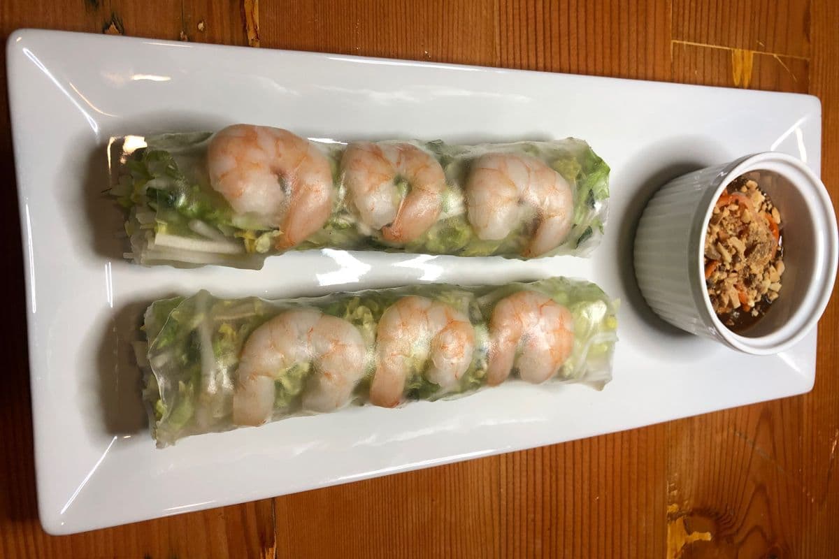 1. Shrimp Salad Rolls