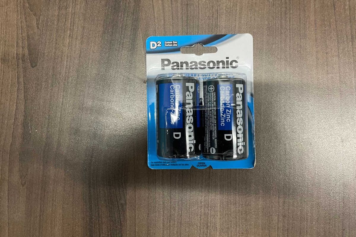 Panasonic, 2pk."D" Super HD Batteries