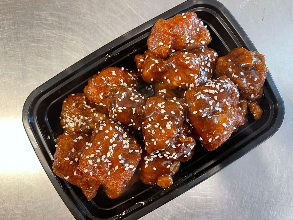 61c. Breaded Spare Ribs with Honey Garlic Sauce