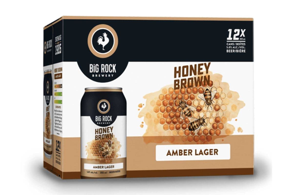 Big Rock-Honey Brown (12 x 355 ml Cans)