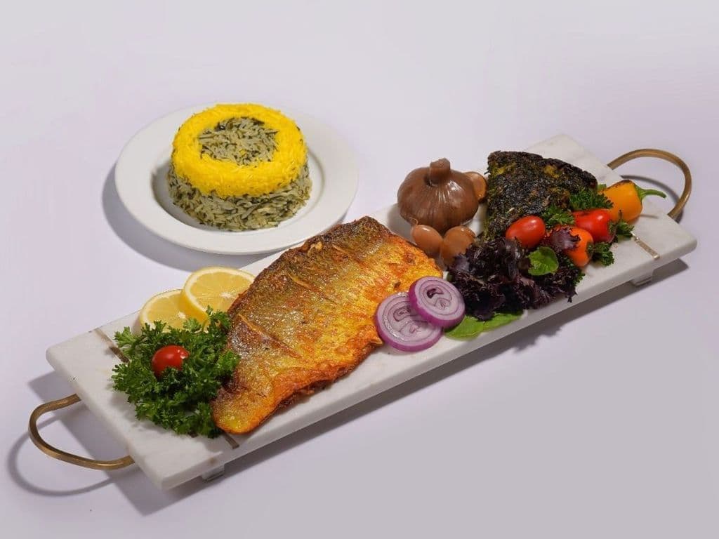 Sabzi Polo Mahi-Kookoo