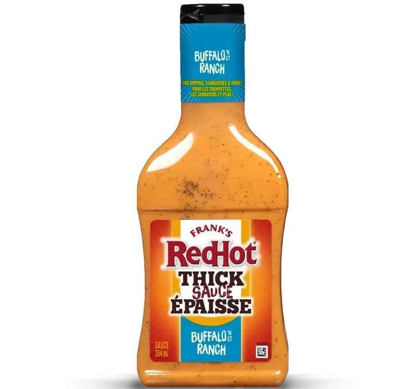 Franks Red Hot Sauce Thick Buff Ranch 354ML