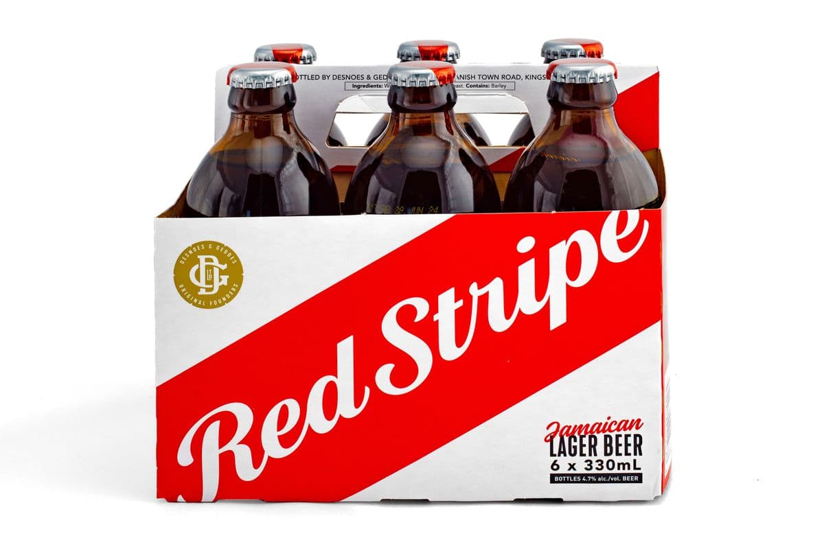 Red Stripe (6 x 330 ml Bottles)