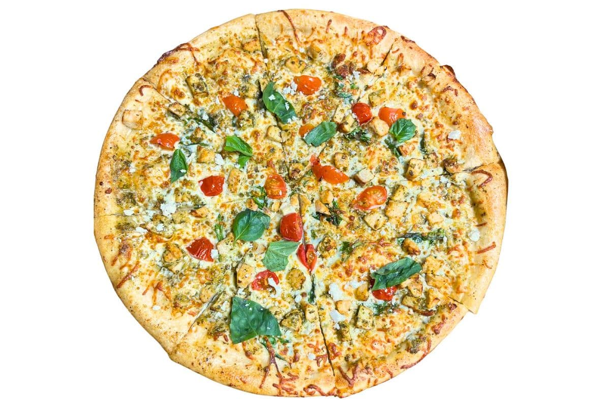 🔥 Pesto Chicken Bruschetta Large Pizza (30% Off Regular $26.99)