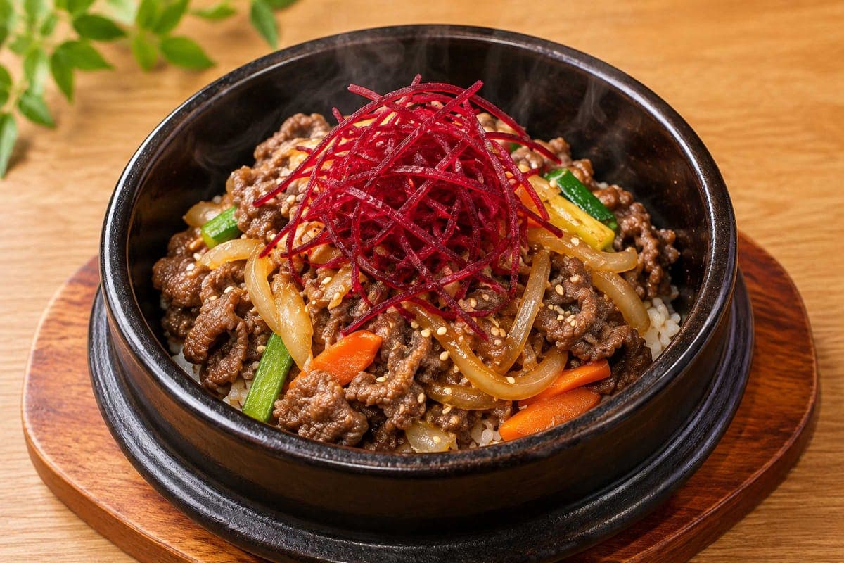 Bulgogi Rice Bowl (Marinated Beef)