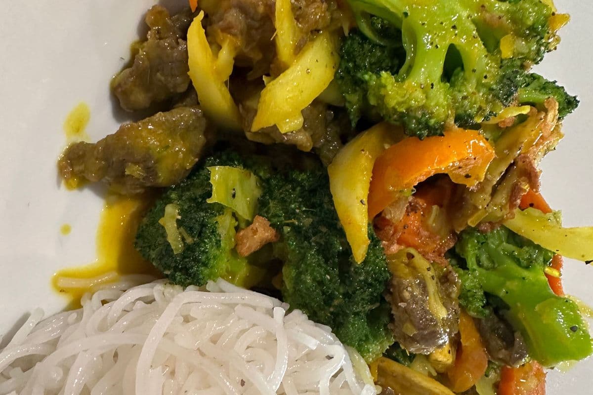 35. Curry Beef and Vegetables