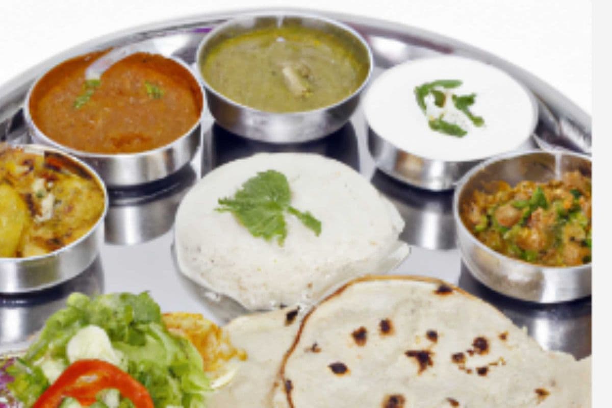 Deluxe Meal for 1 - Thali Style - Vegetarian