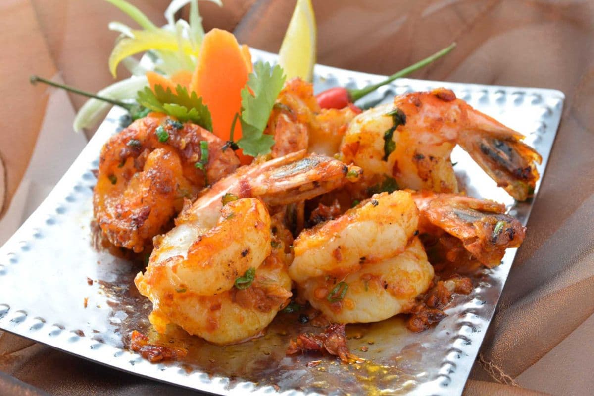 Chili Garlic Prawns