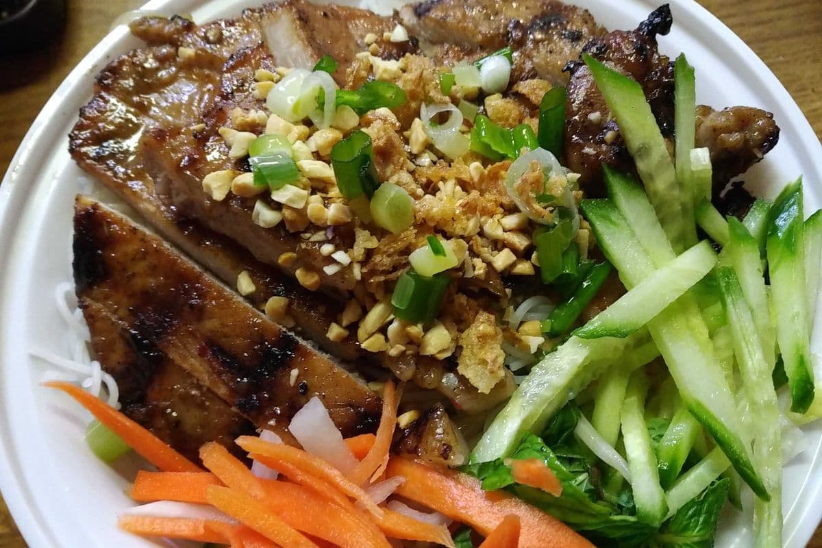 Grilled Pork or Pork Patty (Thit Heo Nurong/Nem Nuong Cha Gio)