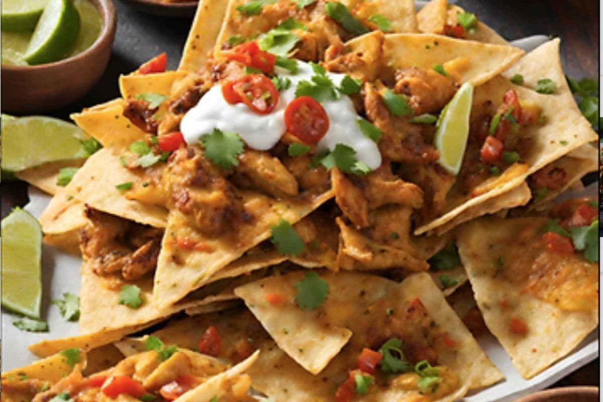 Cheesy Chicken Nachos