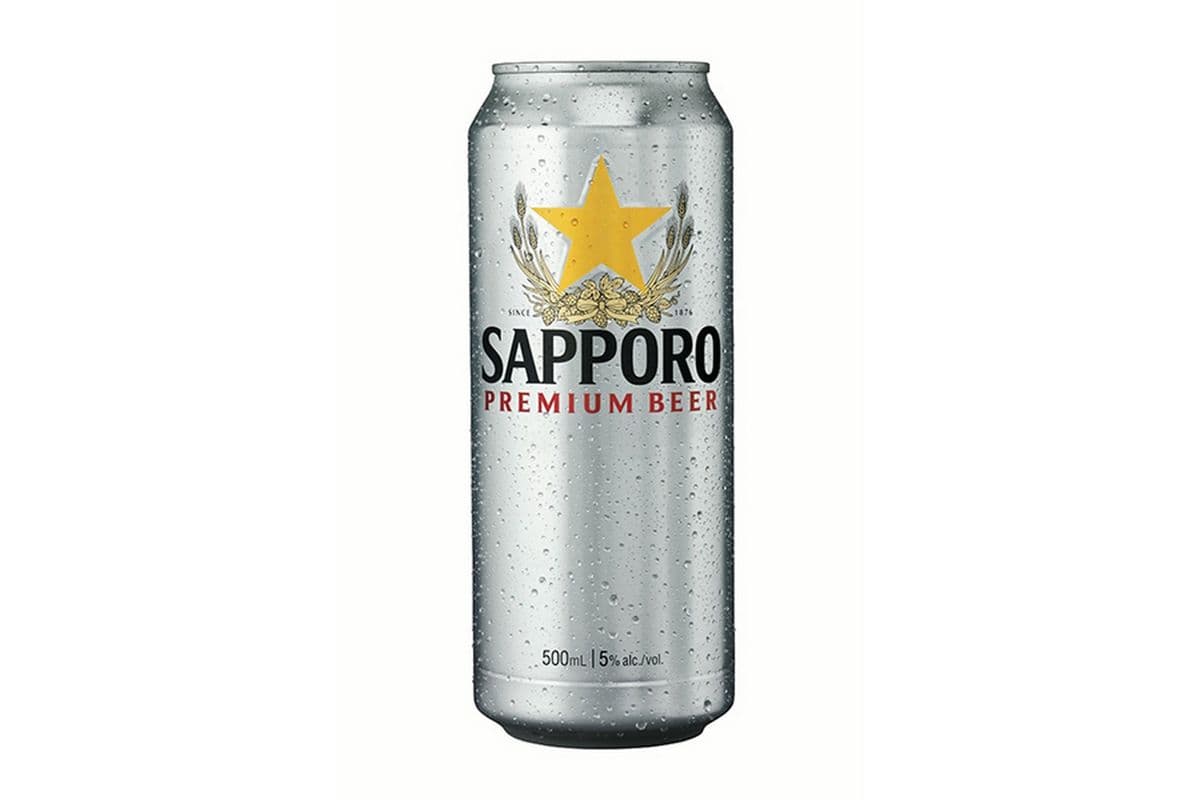 Sapporo Canned Beer (1 x 500 ml)
