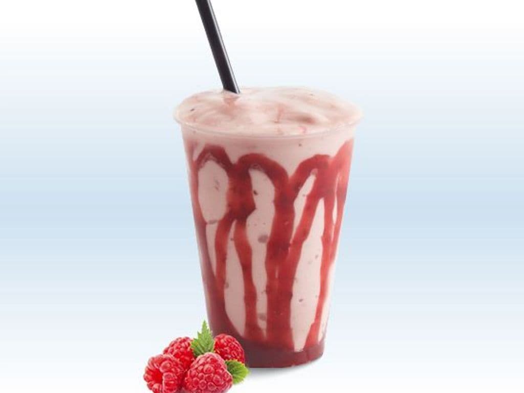 Lait frappé à la framboise / Raspberry Milkshake