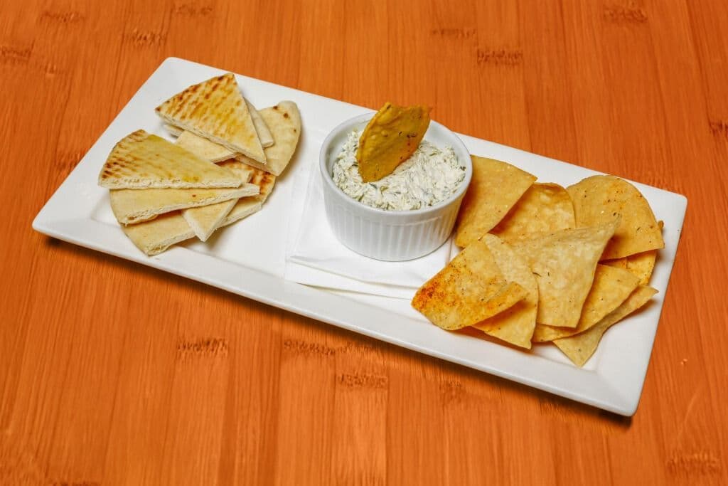 Spinach and Roasted Garlic Goat Cheese Dip