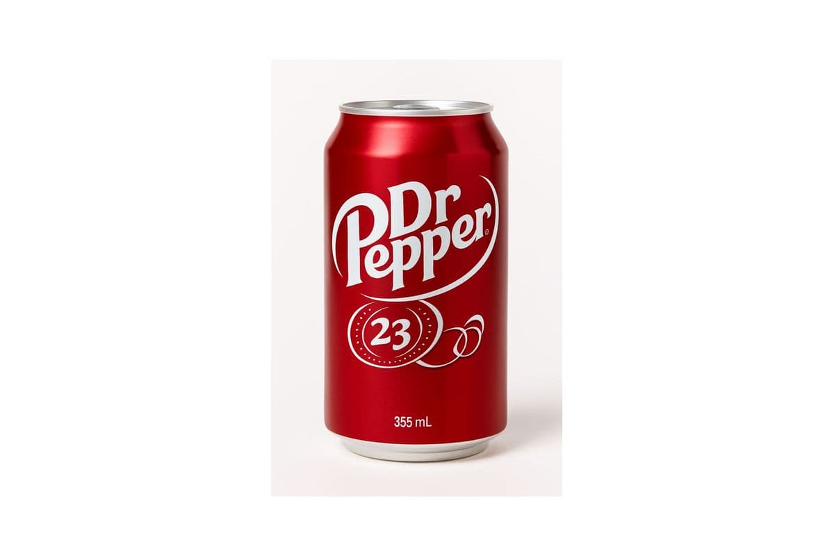 Canned Dr Pepper
