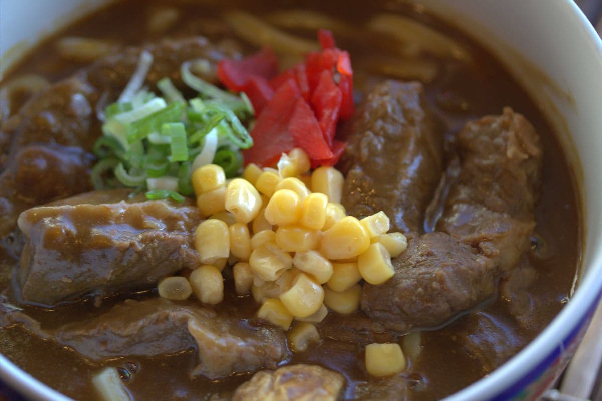 Japanese Curry Udon with Tender Beef 咖哩牛肉烏冬