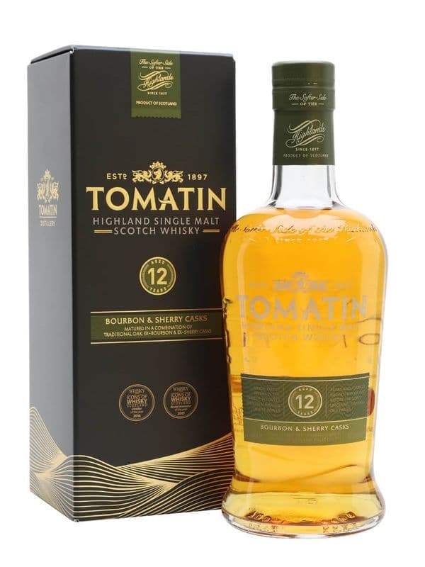 Tomatin 12 Year Highland Single Malt (750 ml) (1 x 750 ml)