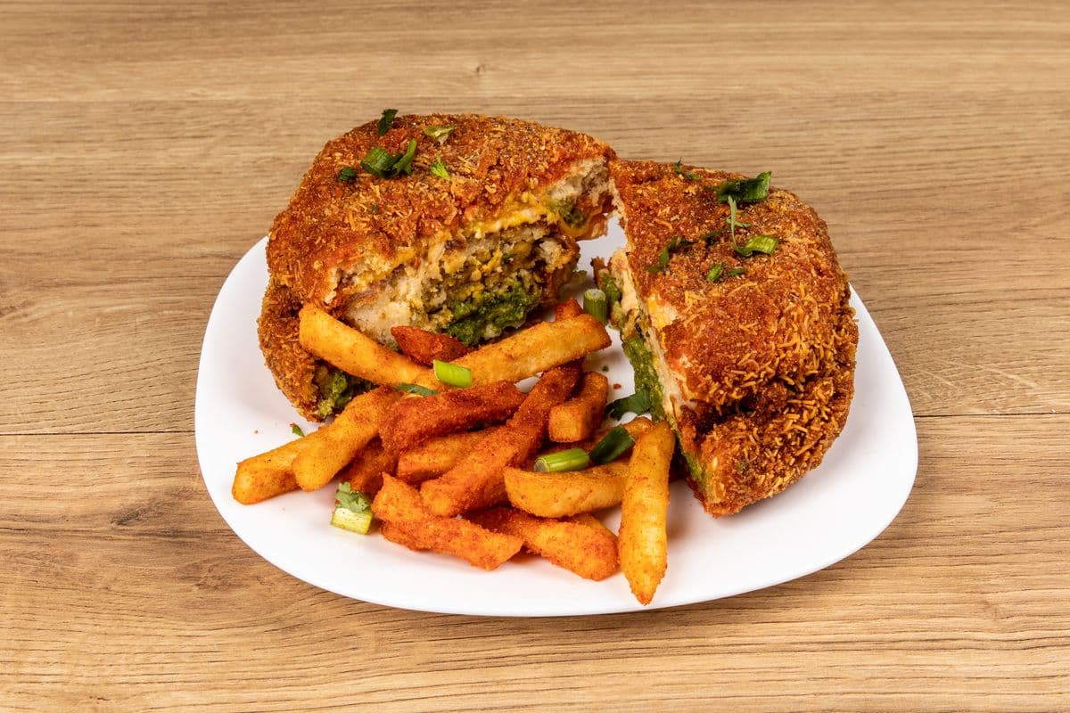 Masala Blvd Special Krunchy Burger (Chef Special) 🍔