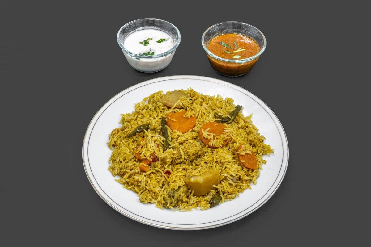 Vegetable Biryani Combo