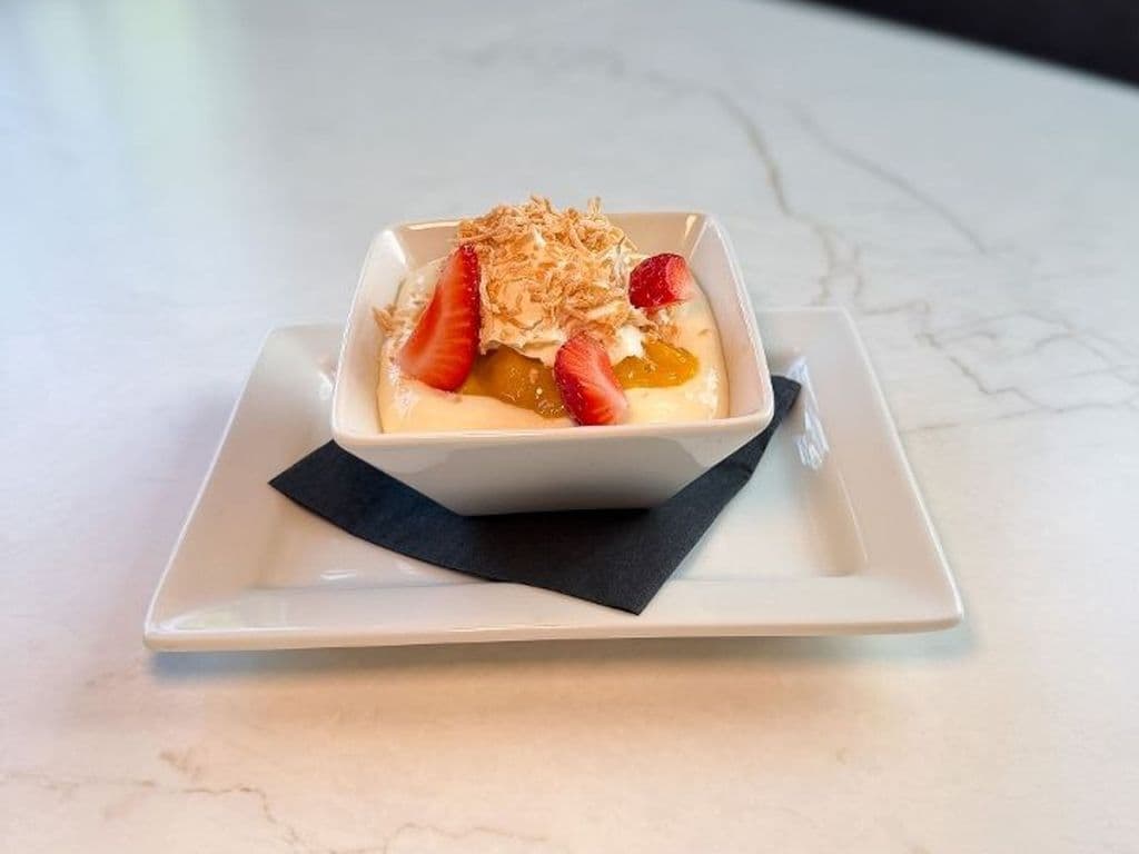 Coconut Mango Cheesecake