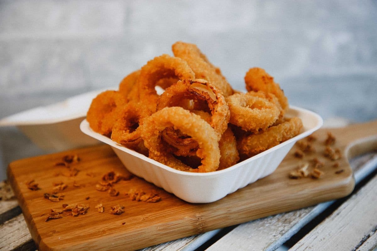 SMALL PANKO CRUSTED ONION RINGS
