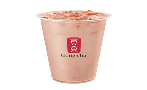 Strawberry Milk Tea (XL) Strawberry Green Tea (XL)