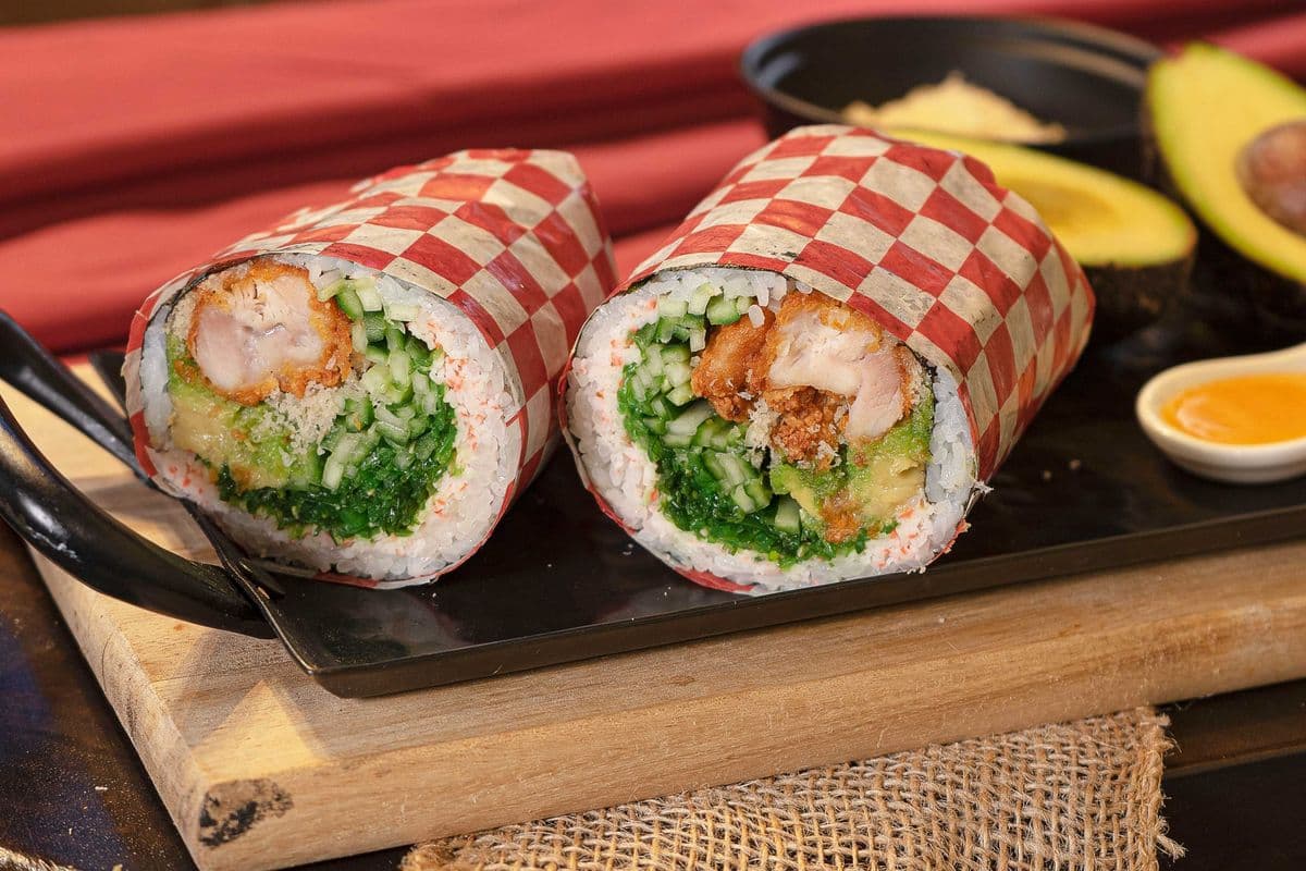 Chicken Karaage Sushi Burrito