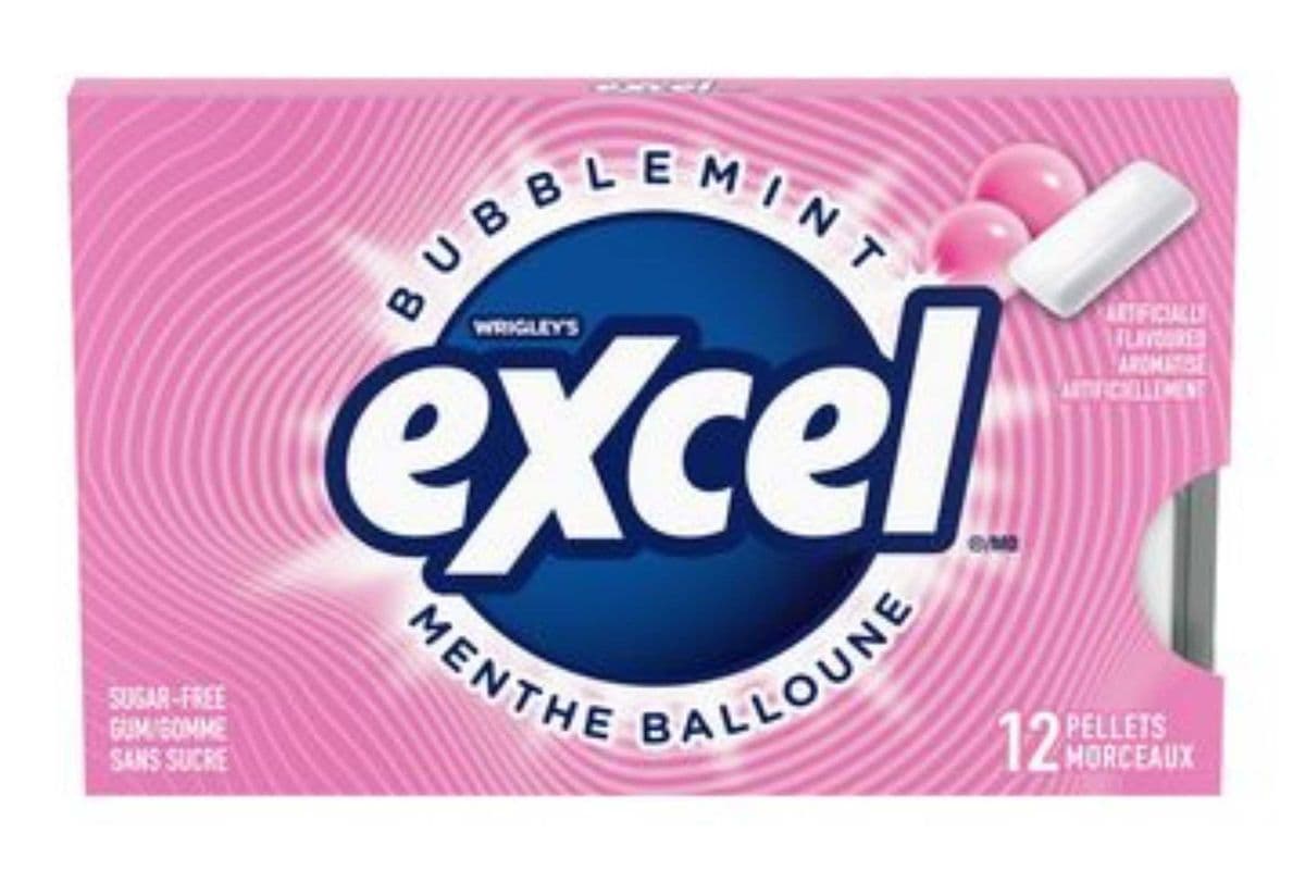 Gommes Excel Menthe Balloune