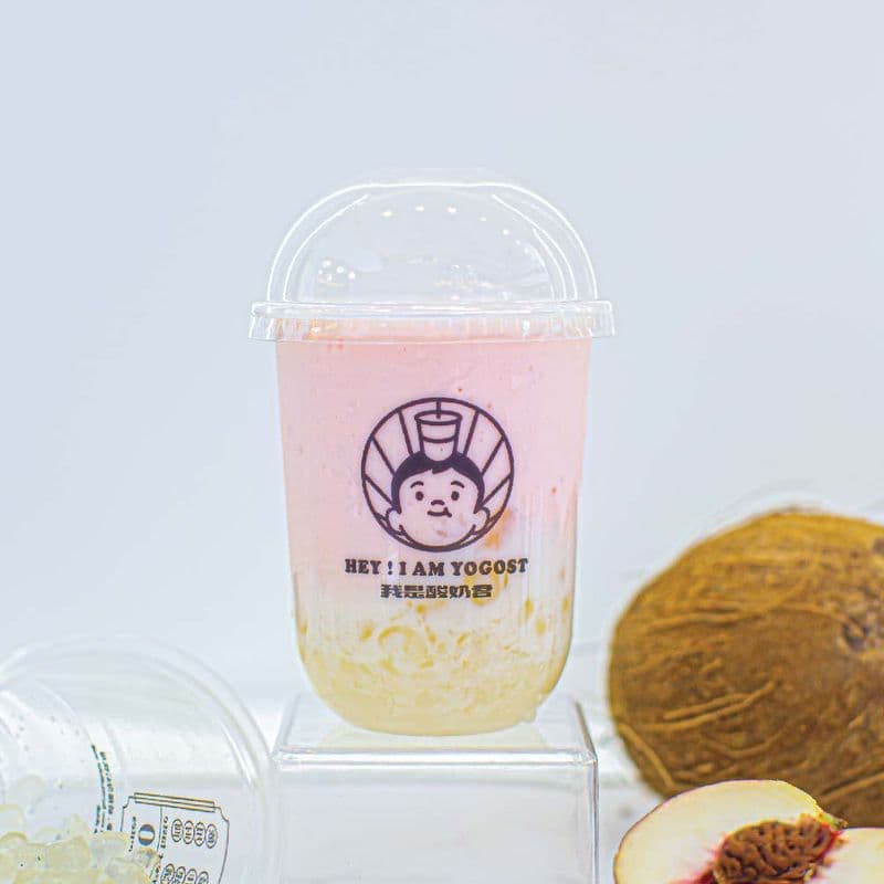 Peach and Coconut Yogurt 生椰桃桃