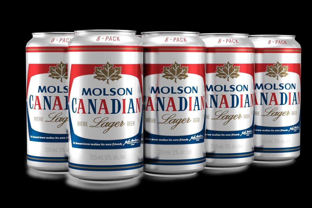 Molson Canadian (8 cans) (8 x 355mL)