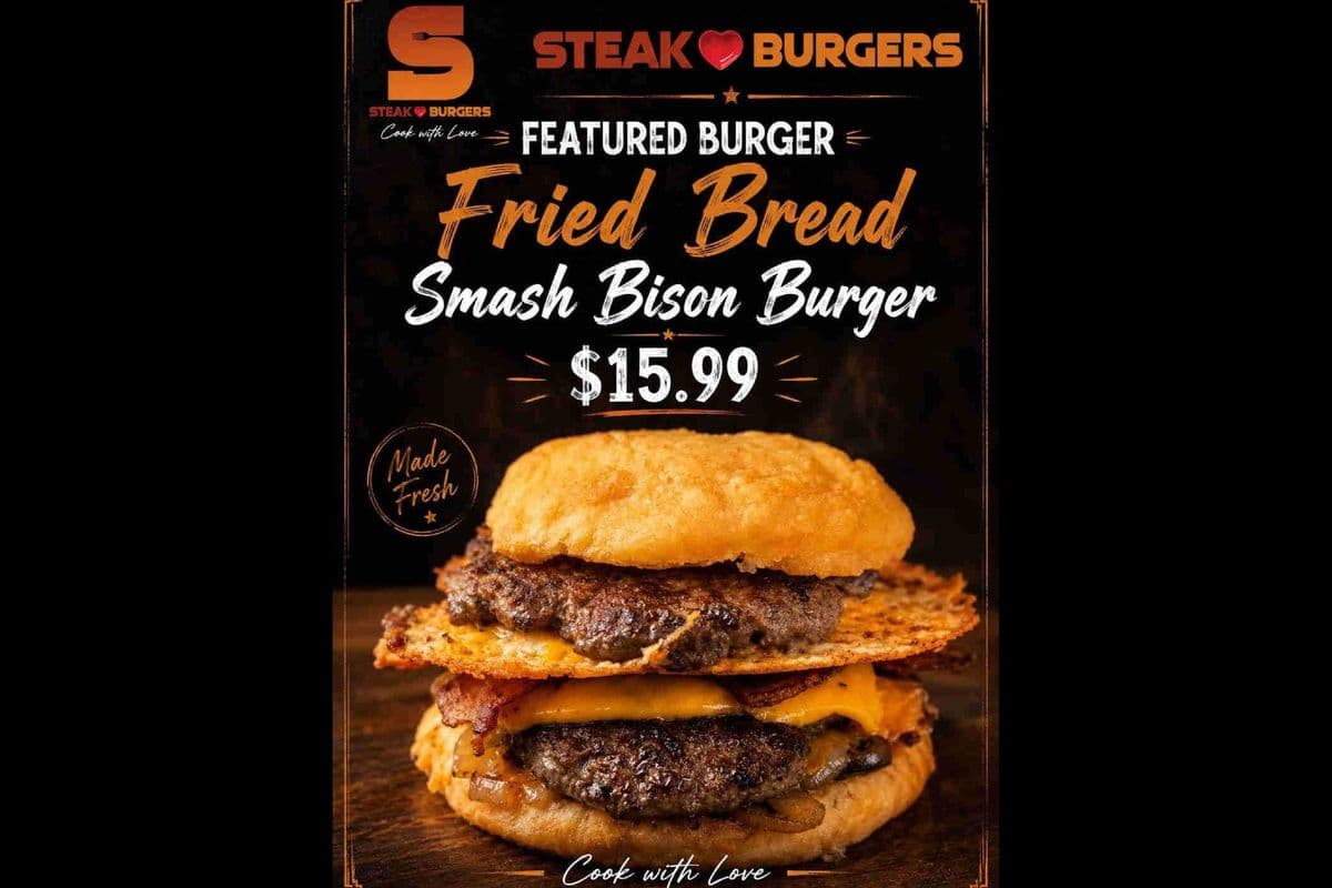 Smash Bison Burger