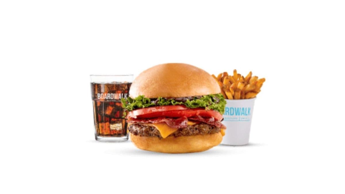 BBQ Cheddar Bacon Burger Combo