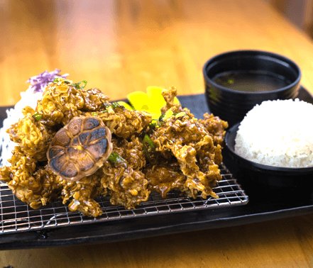 Soy Garlic Chicken Bento